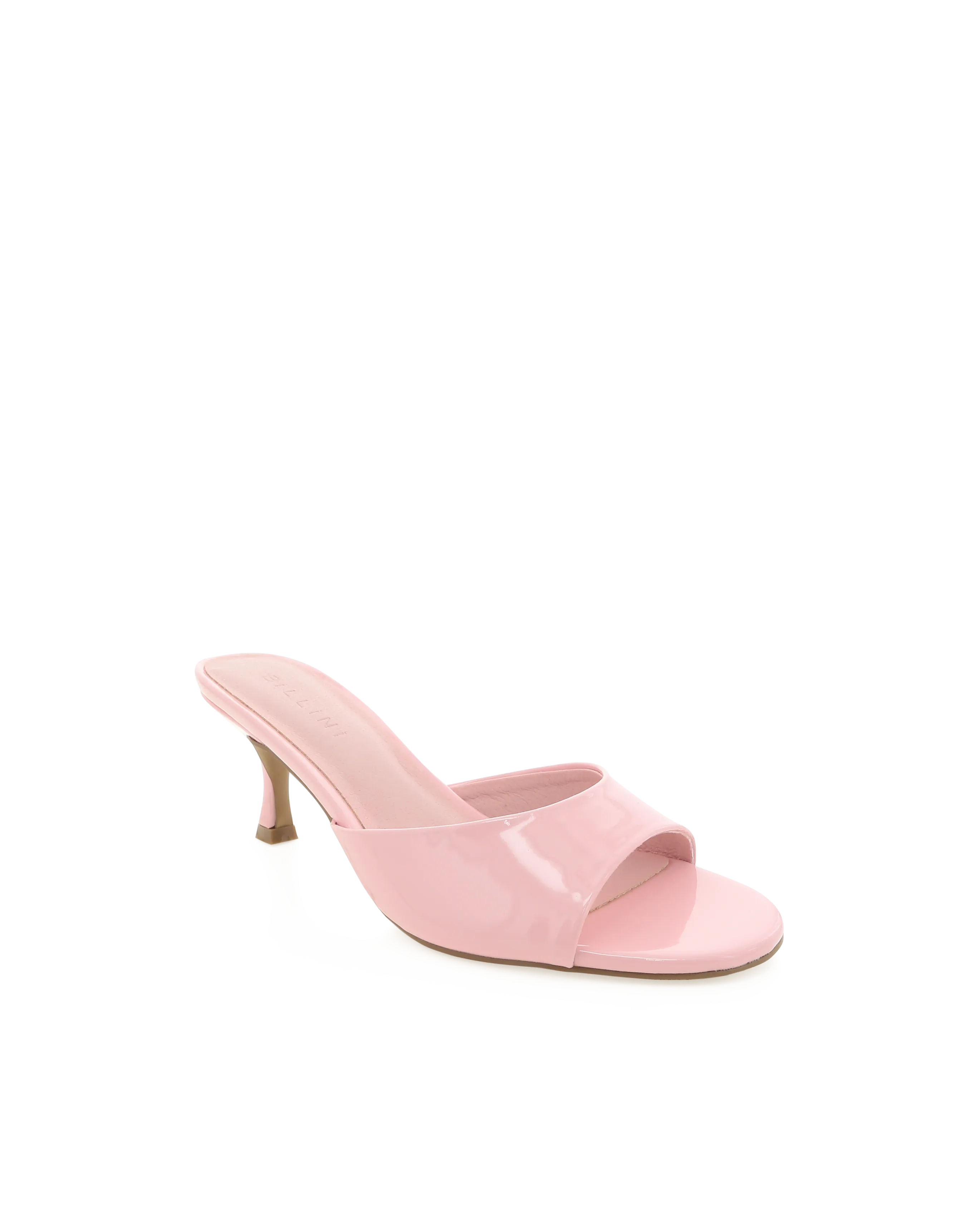 Addy Heels - Ice Pink Patent