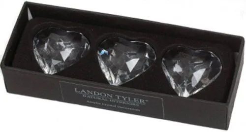 Decorative Crystal Hearts