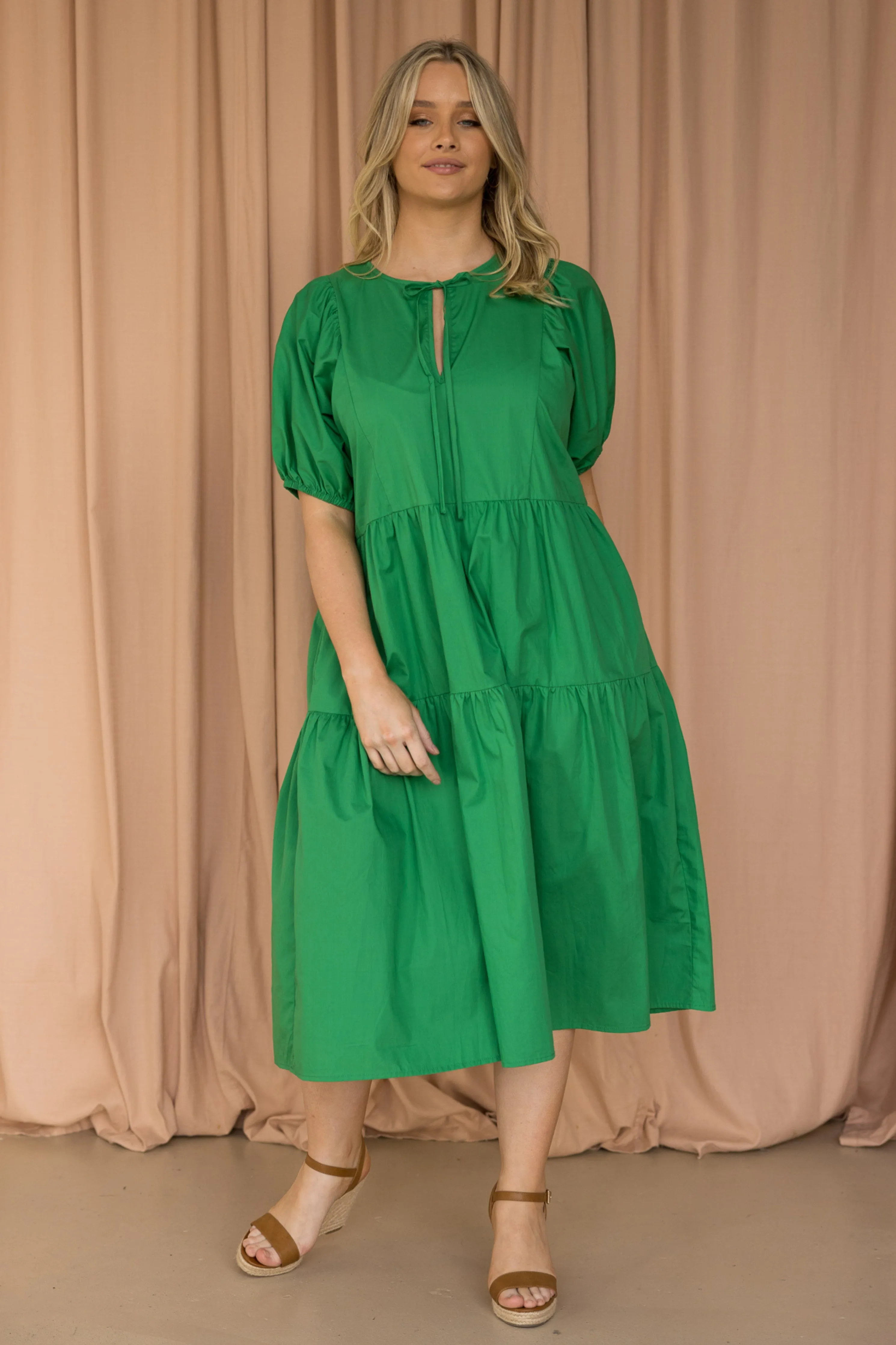 Drifter Midi Dress | Emerald | FINAL SALE