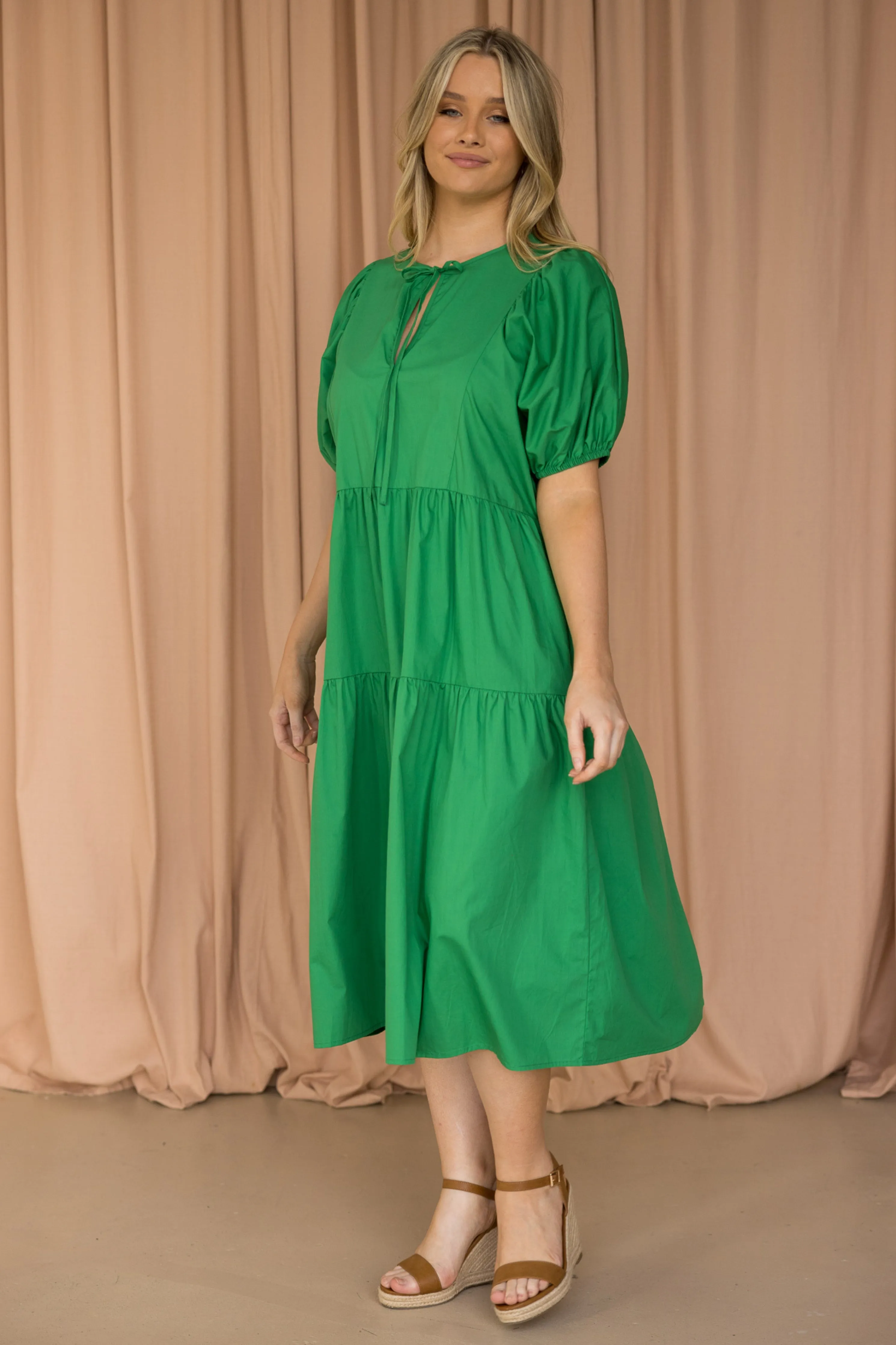 Drifter Midi Dress | Emerald | FINAL SALE