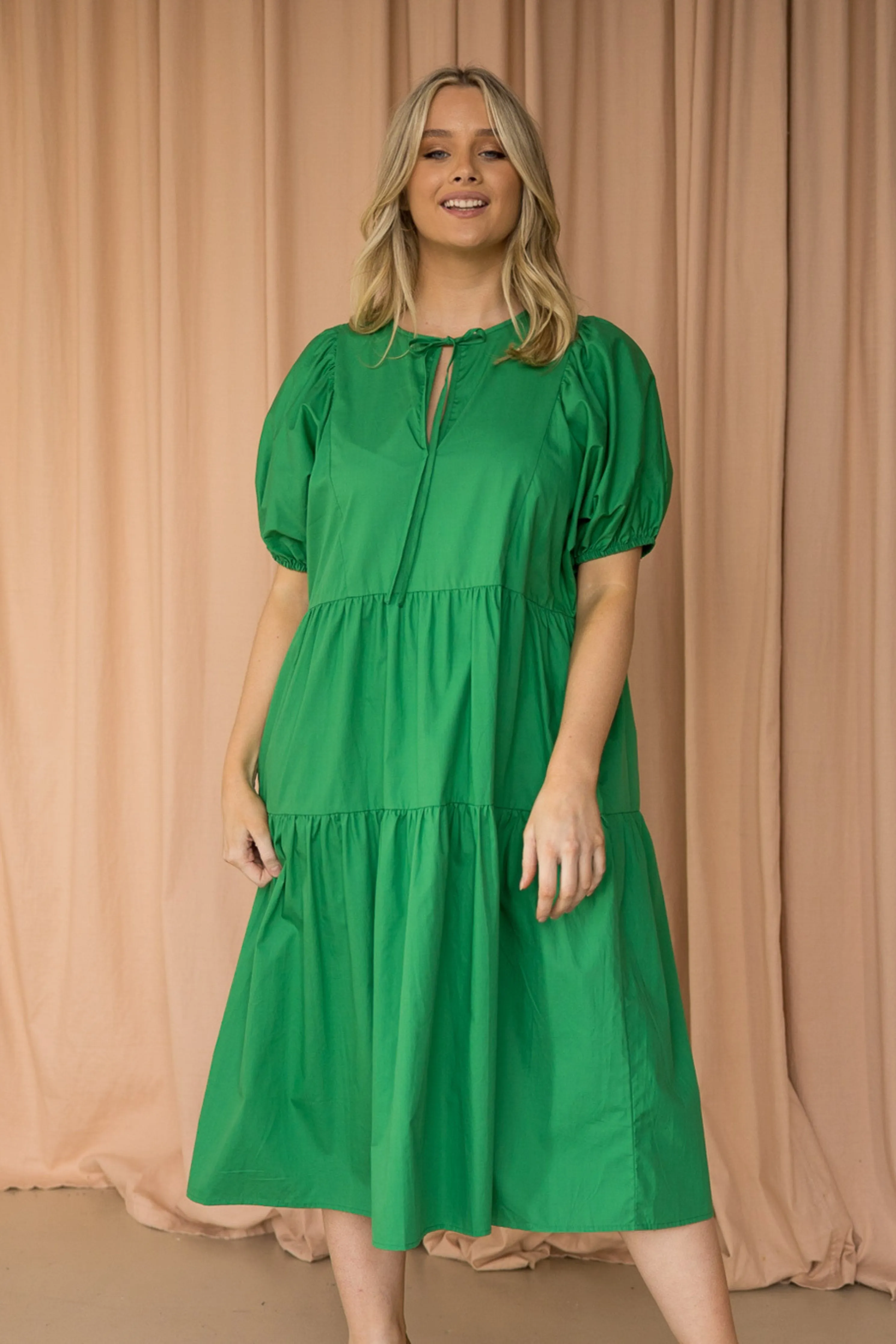 Drifter Midi Dress | Emerald | FINAL SALE