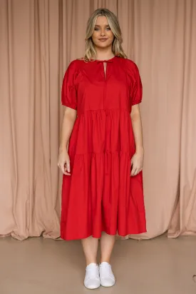 Drifter Midi Dress | Red | FINAL SALE
