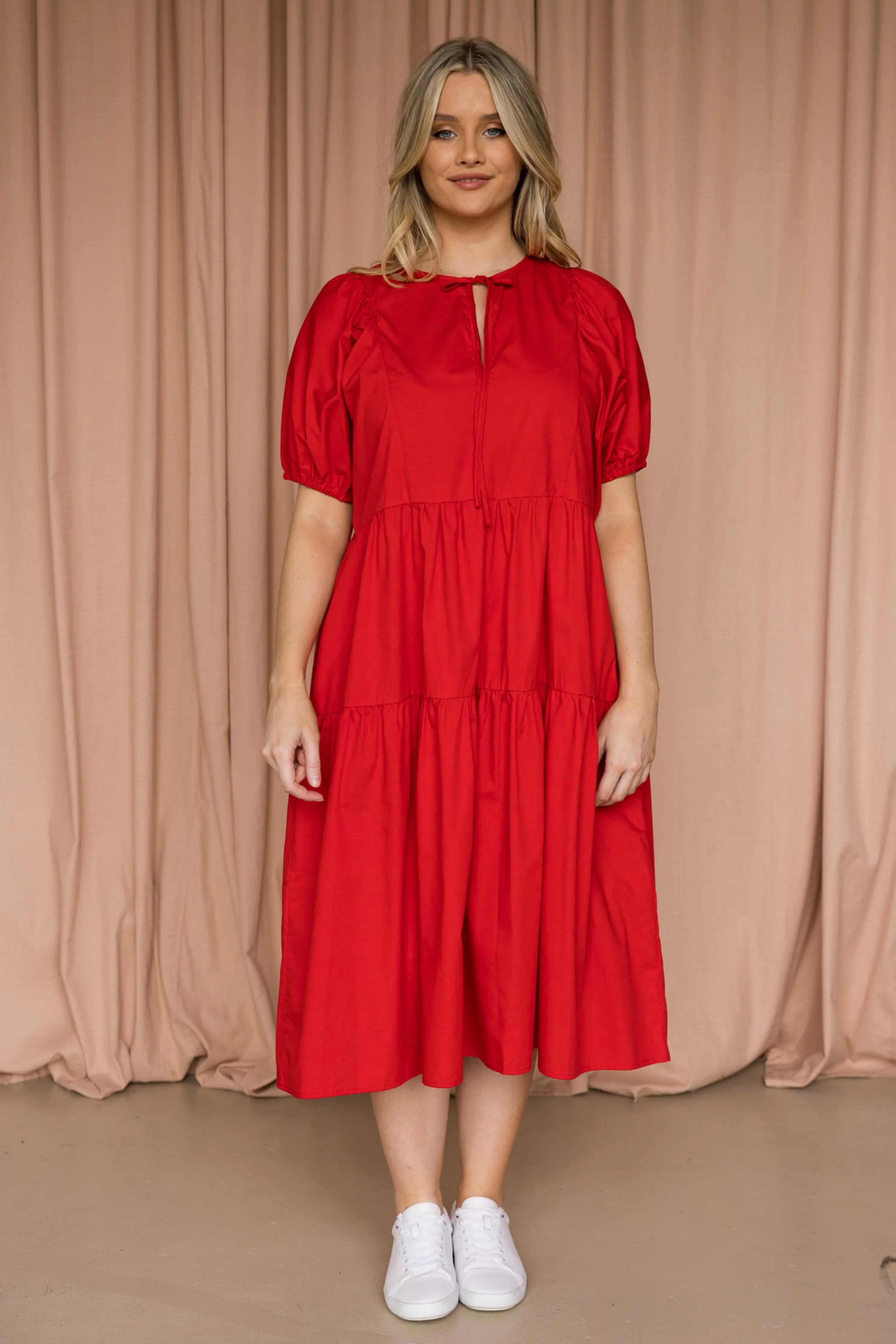 Drifter Midi Dress | Red | FINAL SALE
