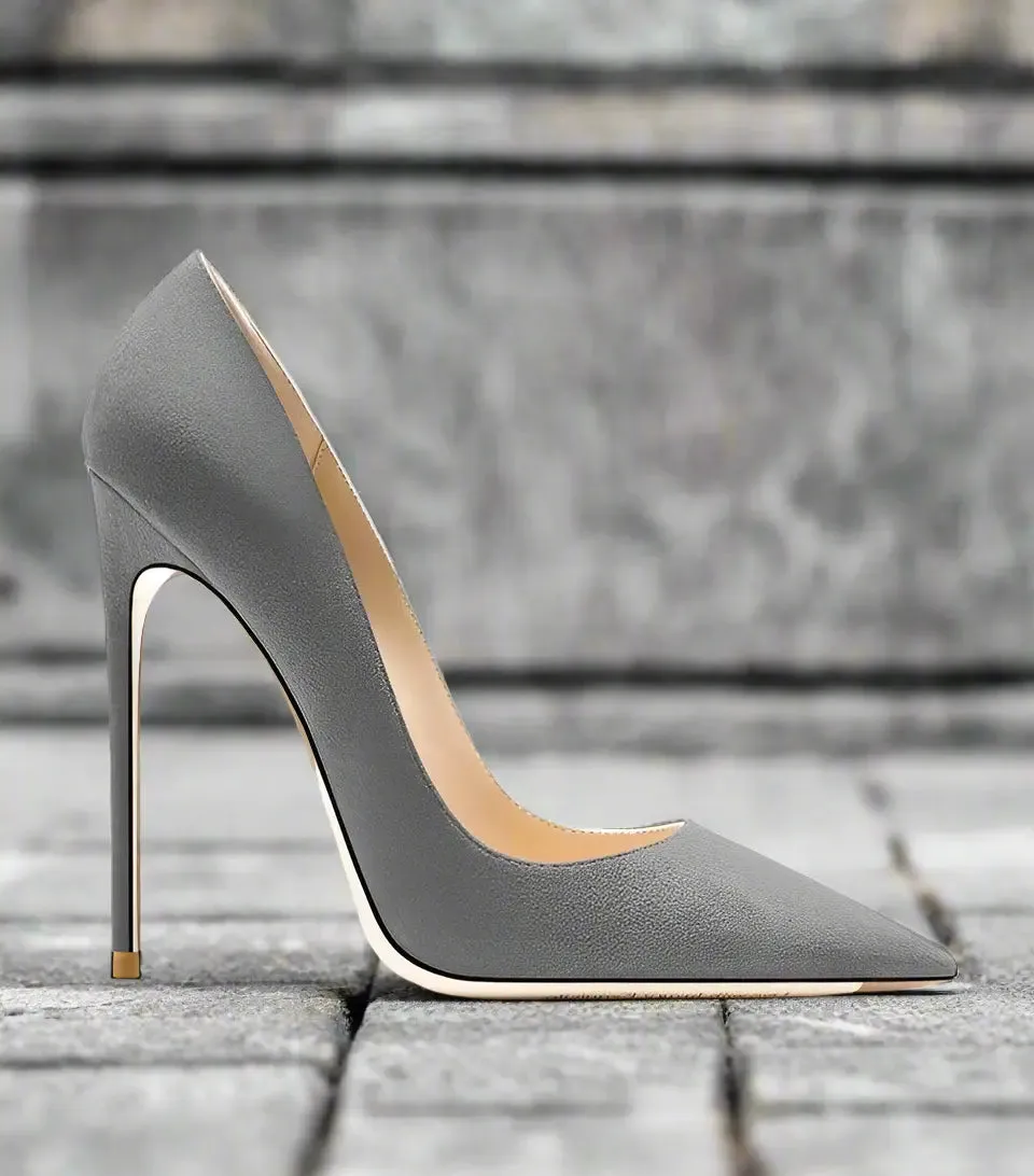 Elsa Grey Heels