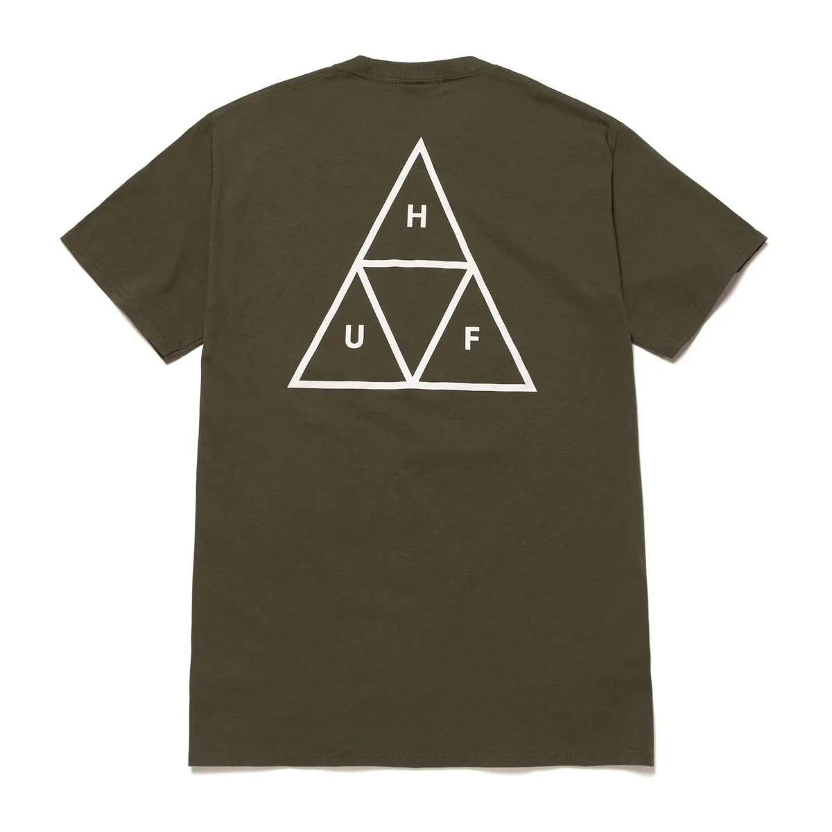 HUF T-SHIRT ESSENTIALS TT OLIVE