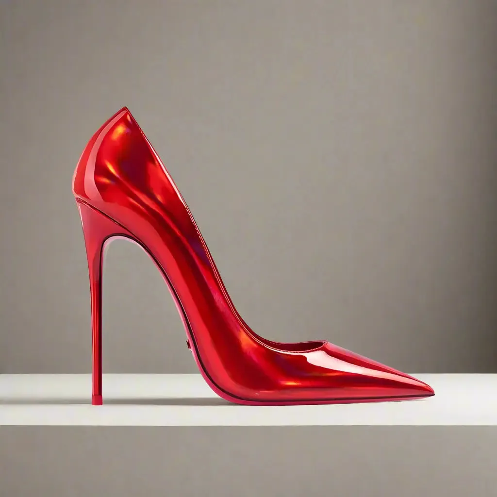 Jewel Red Red Bottom Heels