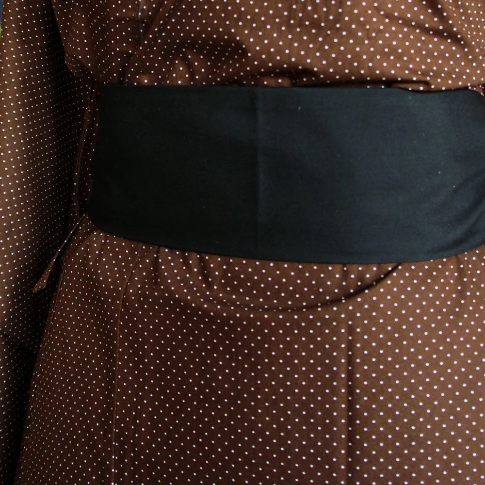 Kitsune Brown Japanese Boys Kimono Robe Costume
