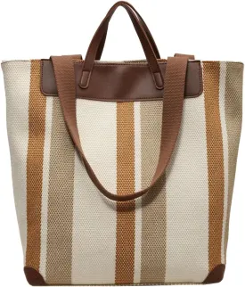 Large Women's Work Tote Bag ?C Laptop Compartment,Canvas Shoulder Bag for Office & Daily Use,Tote Bag with Spacious Storage