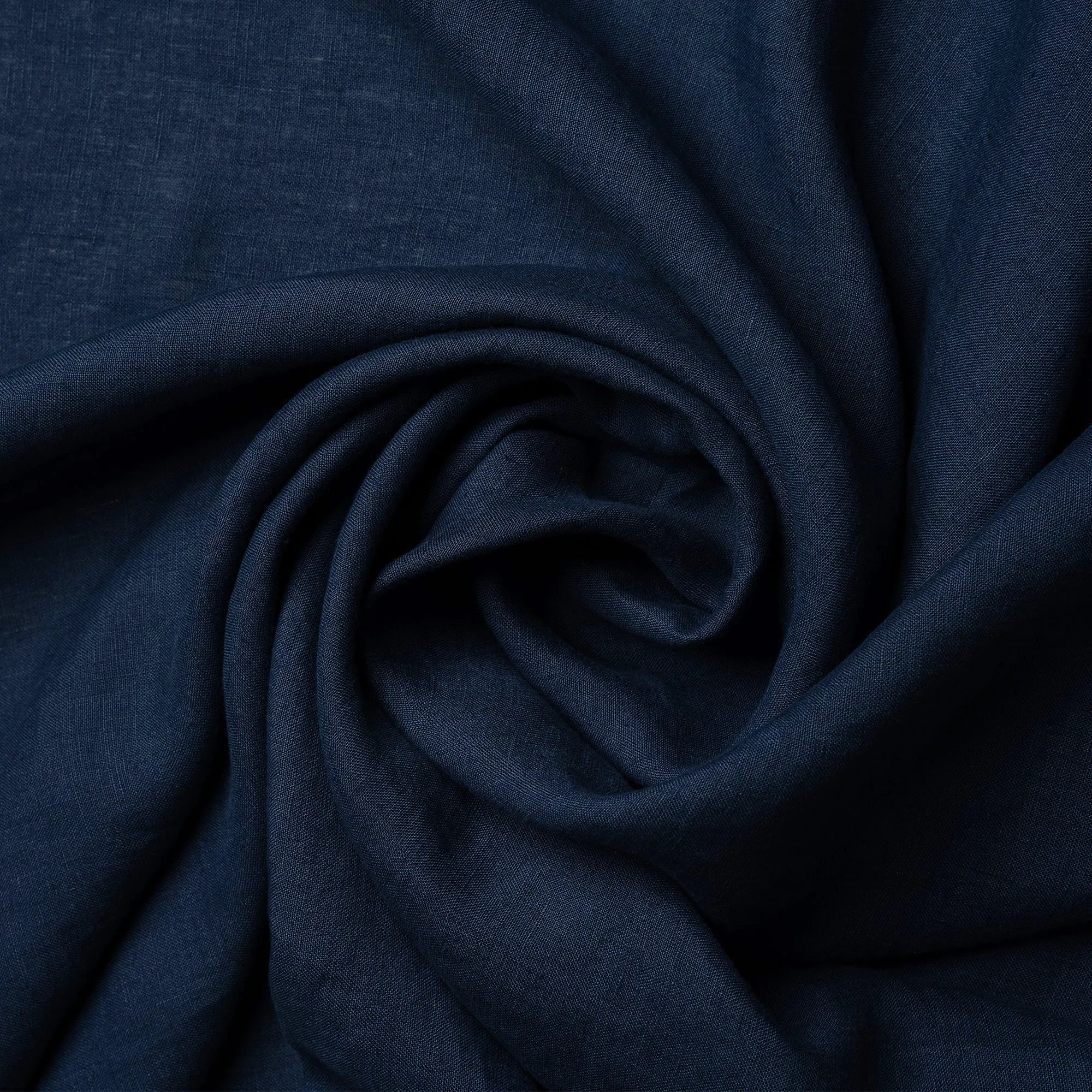 Linen Smock Dress Maya Storm Blue