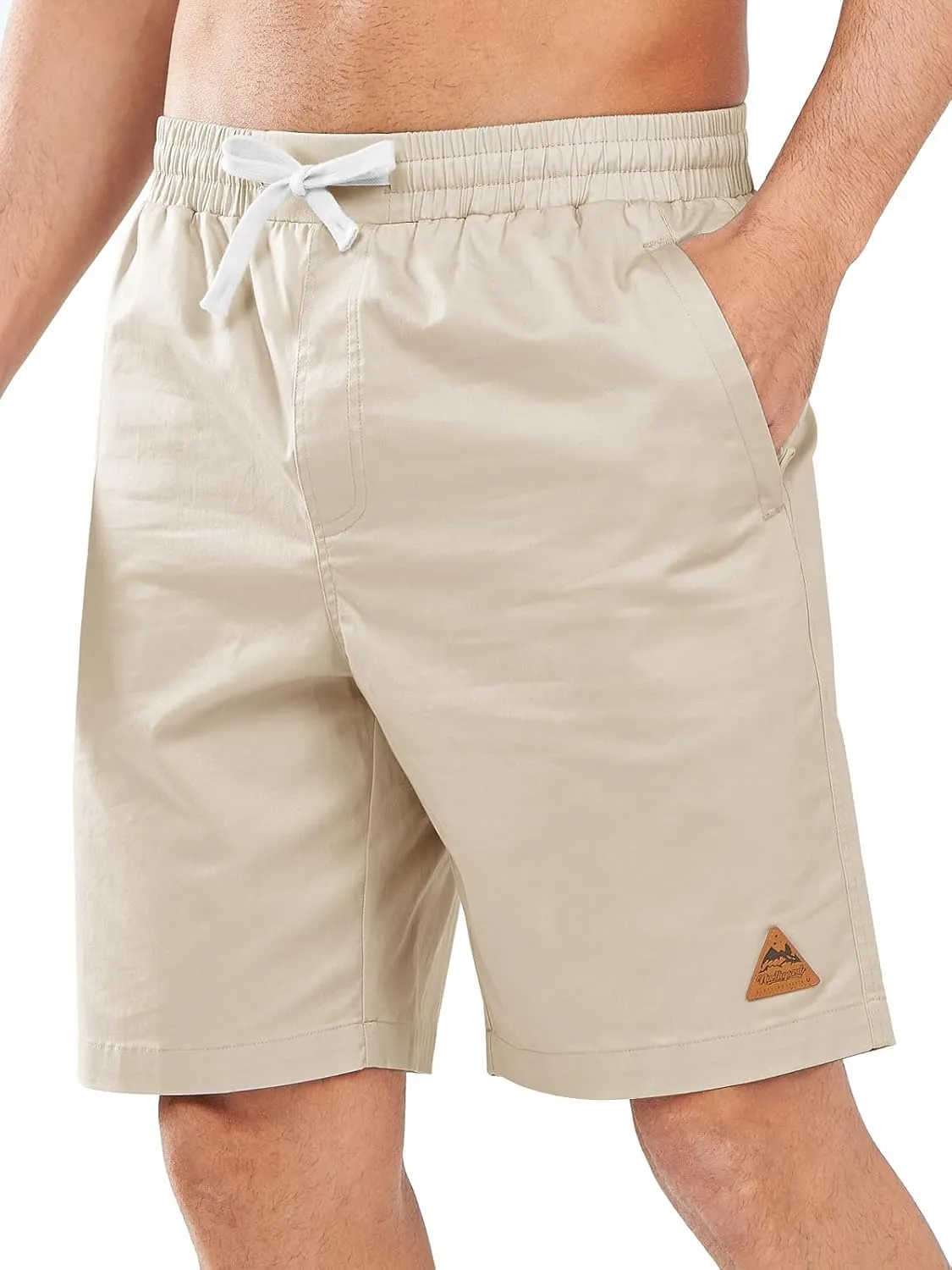 NORTHYARD Men's Casual Shorts-Cotton 9" Golf Work Summer Beach Hiking Shorts with Pockets