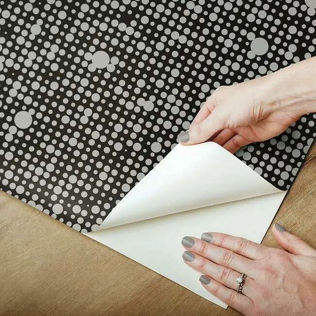 Polka Dot Peel and Stick Wallpaper