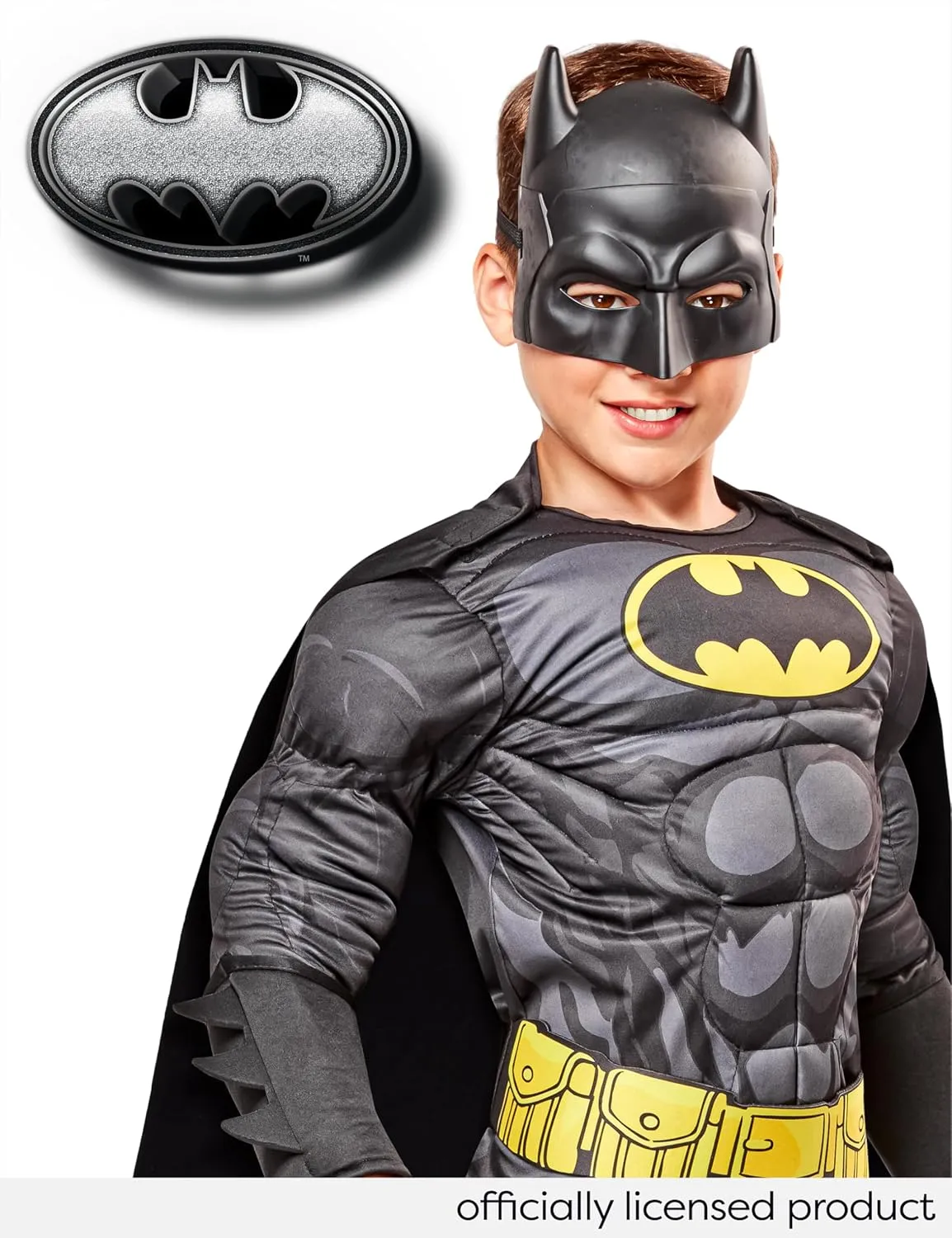 Rubie's Costume Boys DC Comics Deluxe Batman Costume