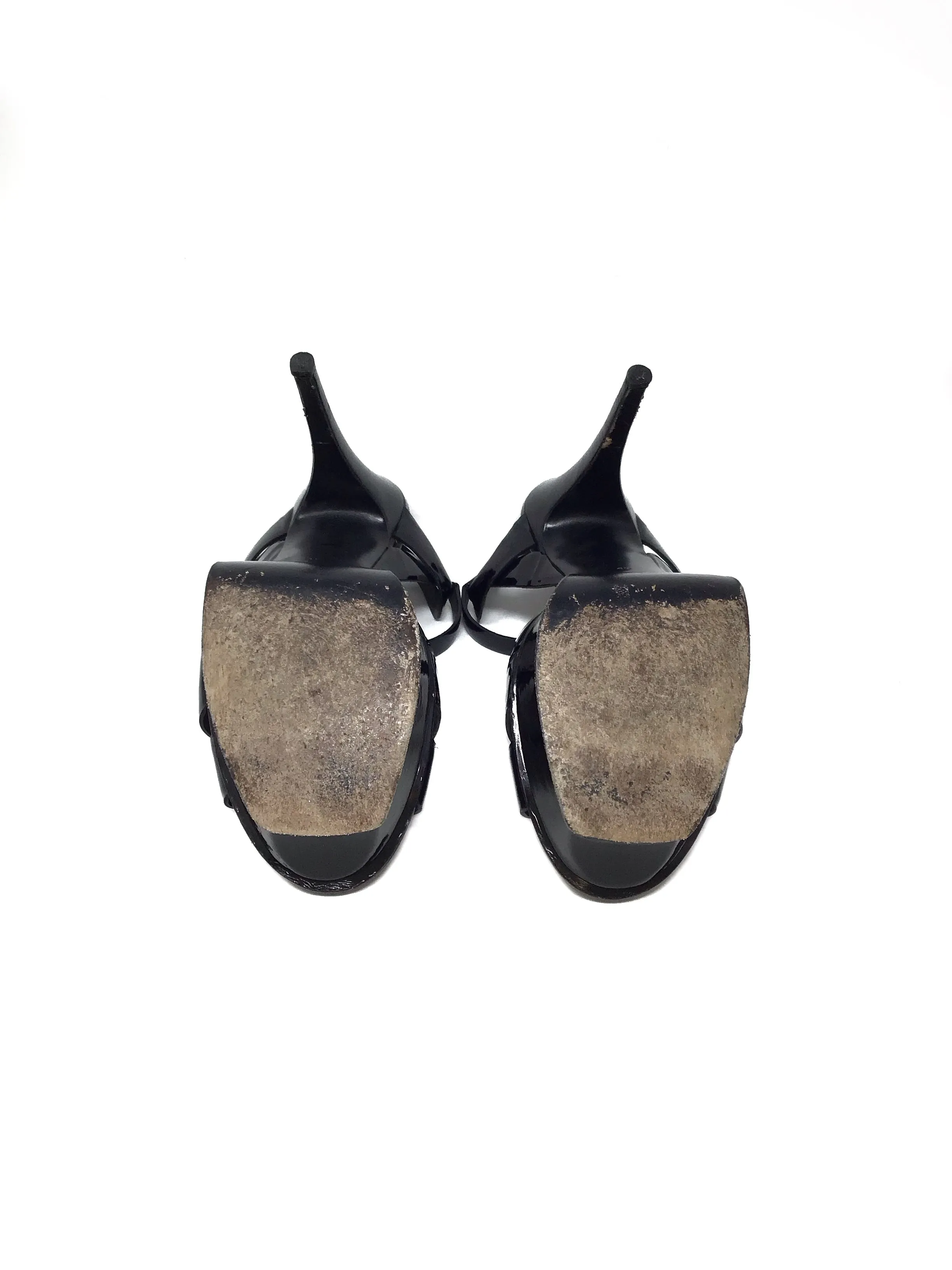 Saint Laurent Patent 'Tribute' Platform Heel