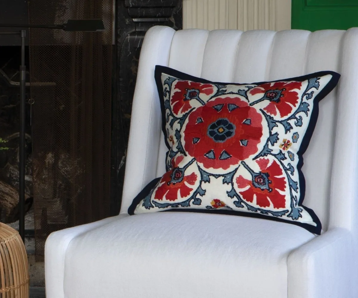 William Yeoward Alexi Rouge Decorative Pillow